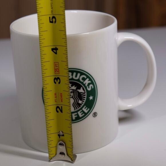 Starbucks Barista 2001 Vintage White Green Siren Logo Coffee Mug 12 oz - Picture 8 of 8